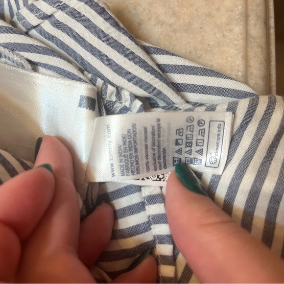 Tommy Hilfiger striped cuffed shirt small - Picture 5 of 5